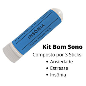 Kit de Sticks Aromáticos – Kit Bom Sono – Inalador de Óleos Essenciais