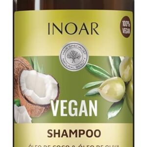 Inoar Shampoo Vegan Sem Sulfato Sem Parabeno Vegano – 300 ml