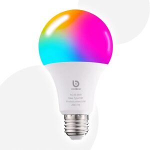 Lâmpada LED Bulbo 16 Cores Ajustáveis RGB Controle Remoto Bivolt – Coibeu 10W